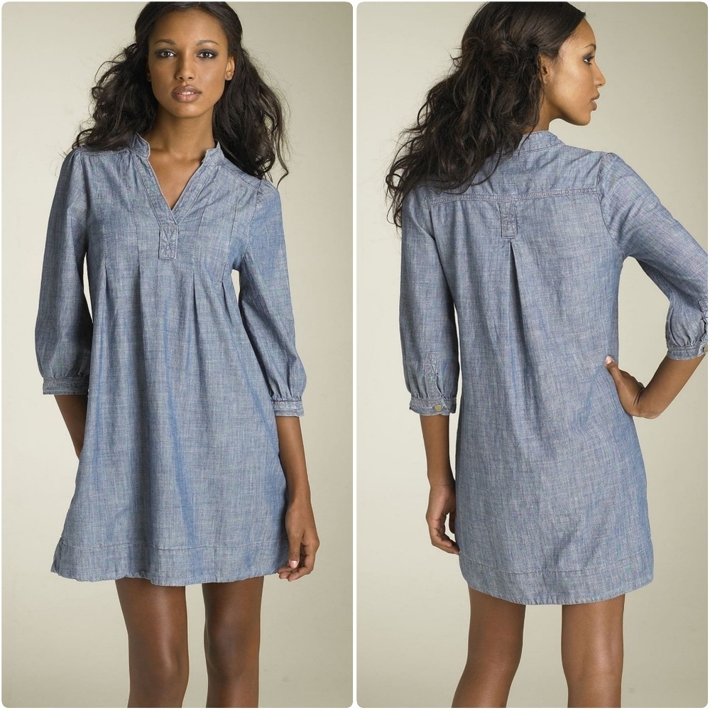 Current/Elliott chambray smock dress